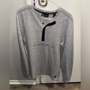 Scotch & Soda Shirt Men’s Size Small Gray Henley Long Sleeve Outdoor Thermal